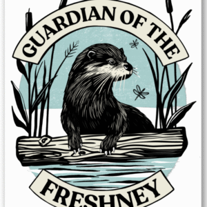 Fine Art Bamboo Print - Portrait Guardian-of-the-freshney