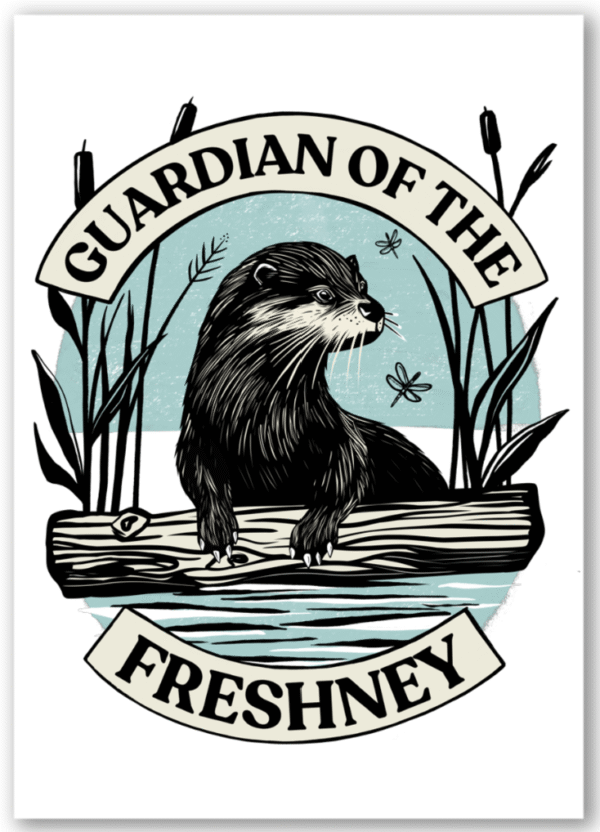 Fine Art Bamboo Print - Portrait Guardian-of-the-freshney