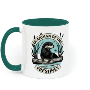 Two Toned Ceramic Mug - Guardian Of The Freshney